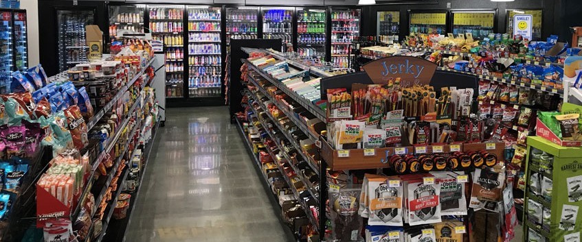 Convenience store aisle